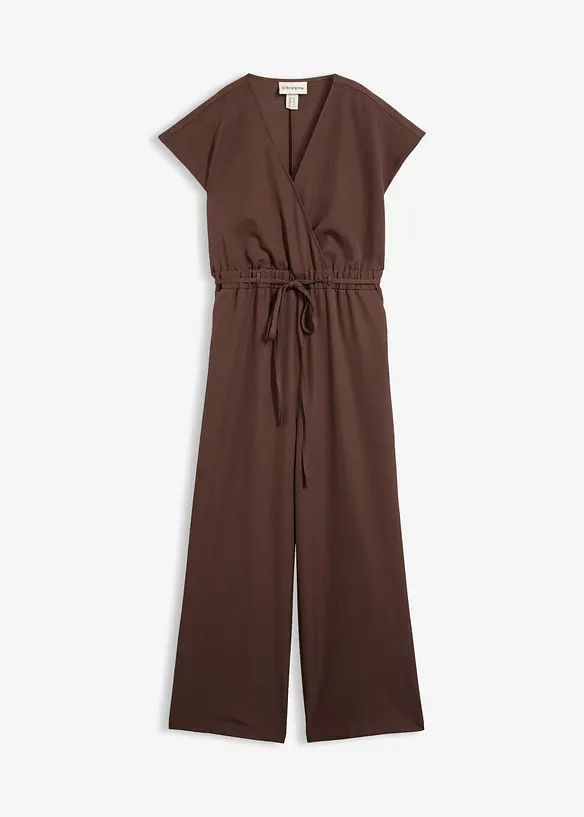 Jumpsuit med korta &auml;rmar, bonprix