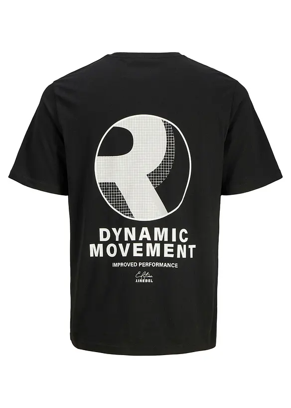 T-shirt i bomull fr&aring;n JJ REBEL, JJ REBEL