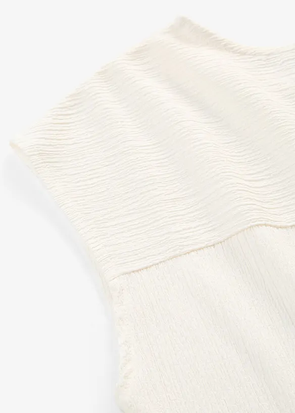 Topp i material med struktur, bonprix