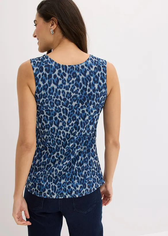 Linne med draperad ringning, bonprix