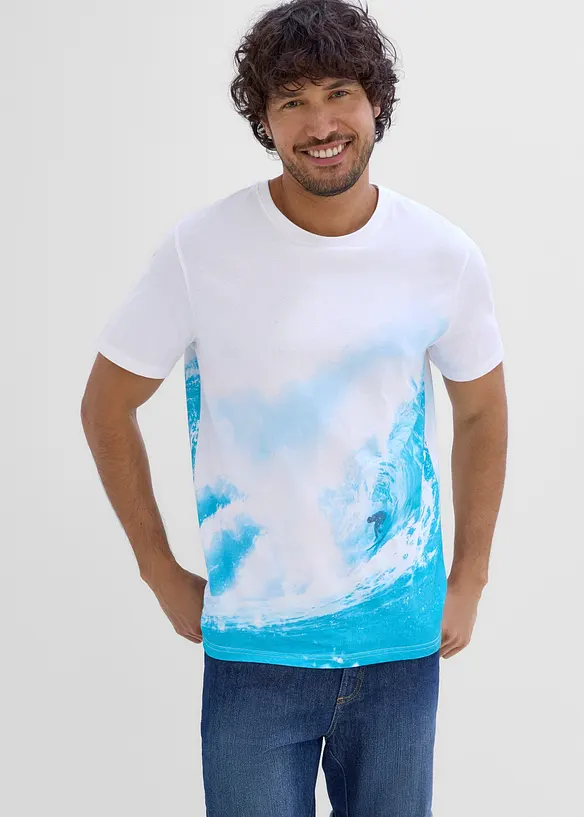 T-shirt i ekologisk bomull, bonprix