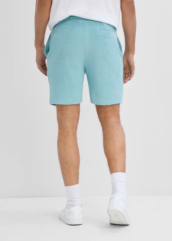 Shorts i frott&eacute; med bekv&auml;m midja, bonprix