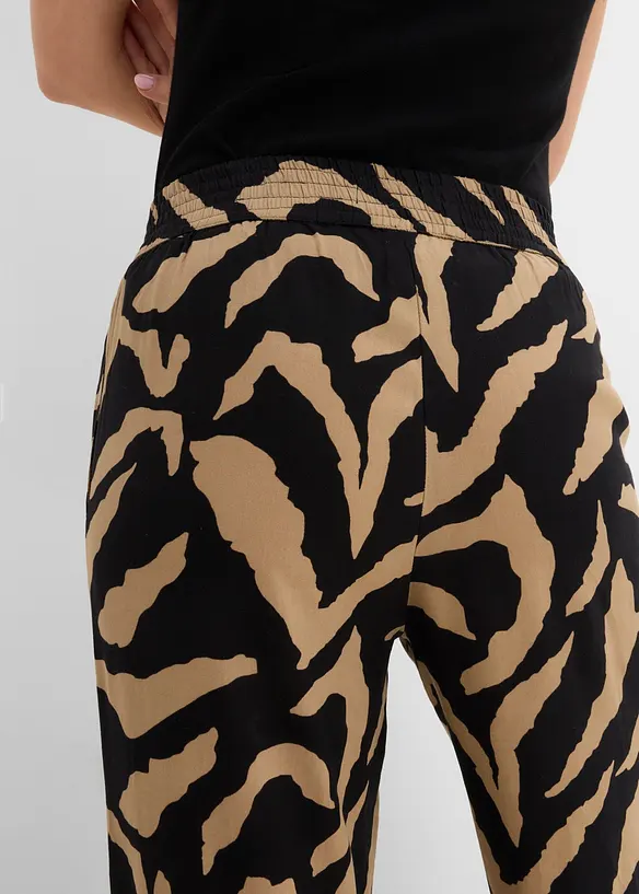 Marlenebyxa av mjuk viskosmix, bonprix