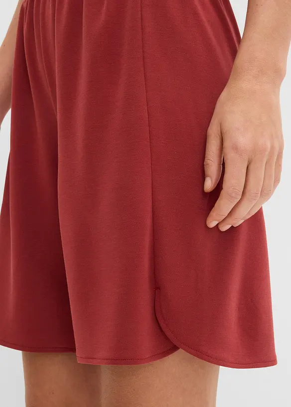 Dra p&aring;-shorts av mjuk viskosmix, bonprix