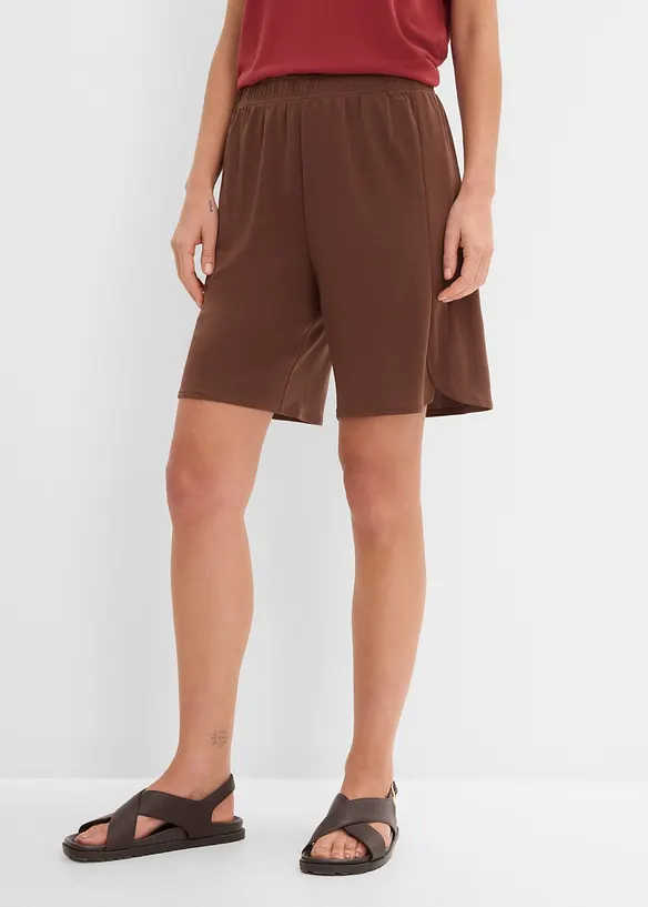 Dra p&aring;-shorts av mjuk viskosmix, bonprix