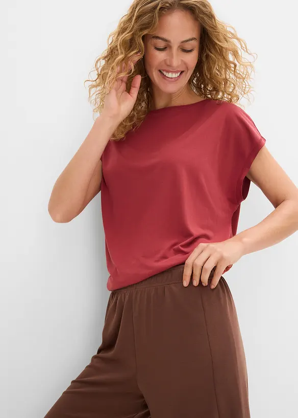 Dra p&aring;-shorts av mjuk viskosmix, bonprix