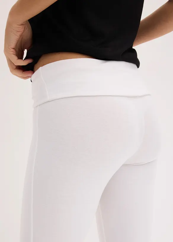 Caprileggings med glitter (2-pack), bonprix