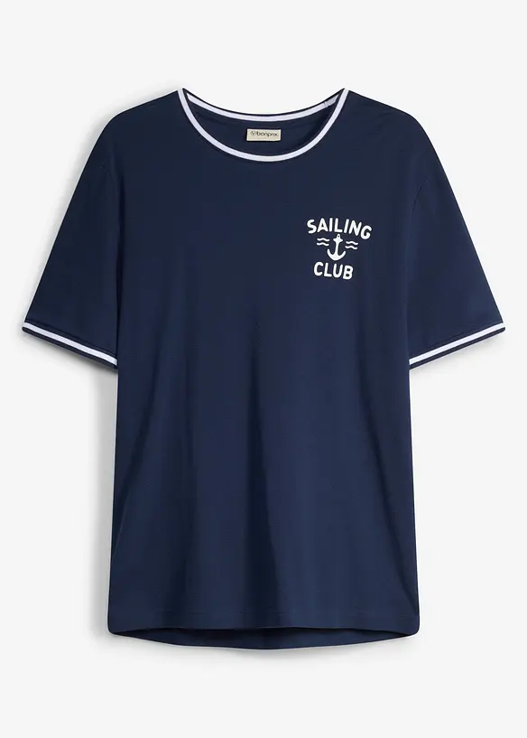 T-shirt i pik&eacute; av ekologisk bomull, bonprix