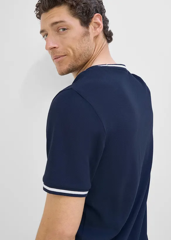 T-shirt i pik&eacute; av ekologisk bomull, bonprix