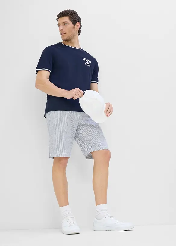 T-shirt i pik&eacute; av ekologisk bomull, bonprix