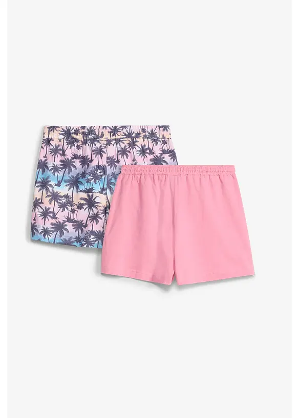 Jerseyshorts (2-pack) av ekologisk bomull (2-pack), bonprix