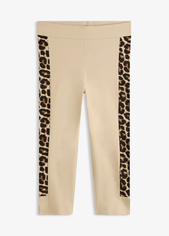 Caprileggings med leopardm&ouml;nster, bonprix