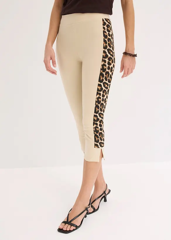 Caprileggings med leopardm&ouml;nster, bonprix