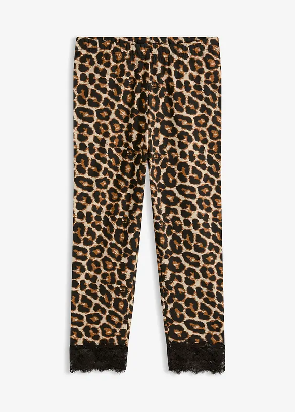 Caprileggings med spets, bonprix
