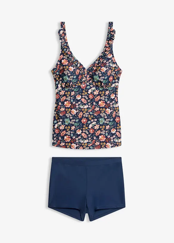 Tankini med justerbara axelband (2 delar), bonprix