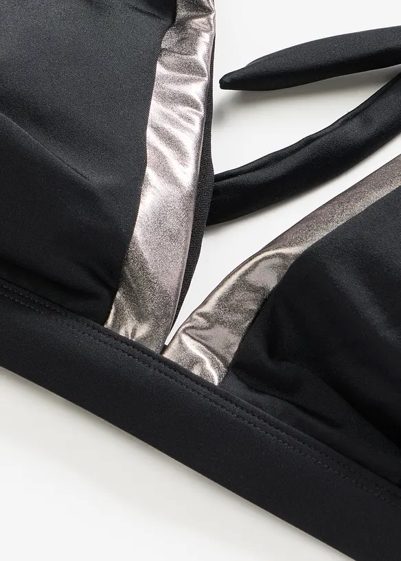 Bikini&ouml;verdel med halterneck, bonprix