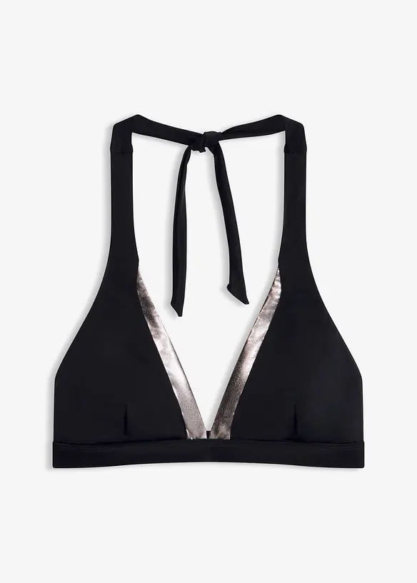 Bikini&ouml;verdel med halterneck, bonprix
