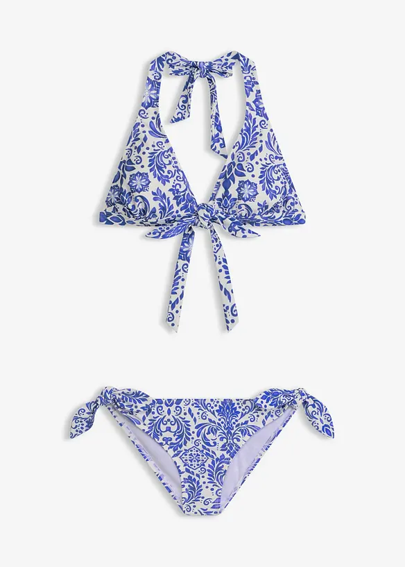 Bikini med halterneck och knytband (2 delar), bonprix