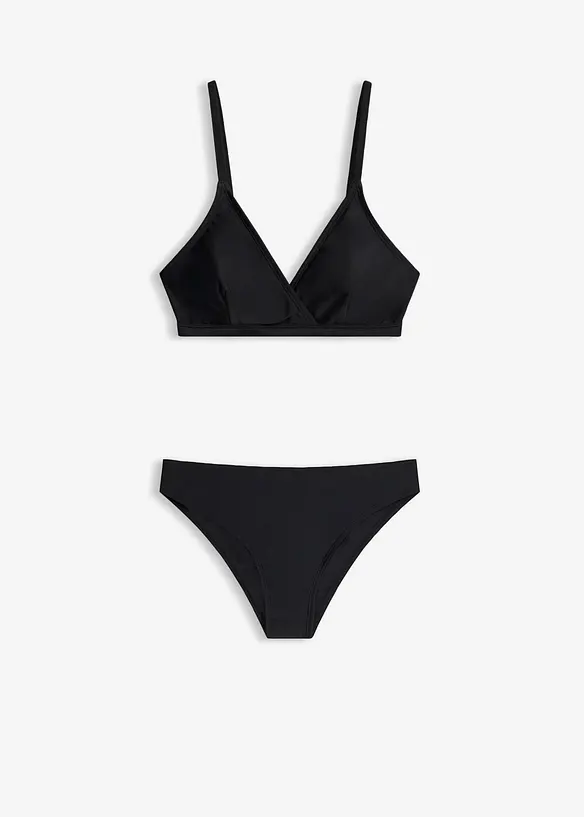 Bikini med h&ouml;gt skurna ben&ouml;ppningar (2 delar), bonprix