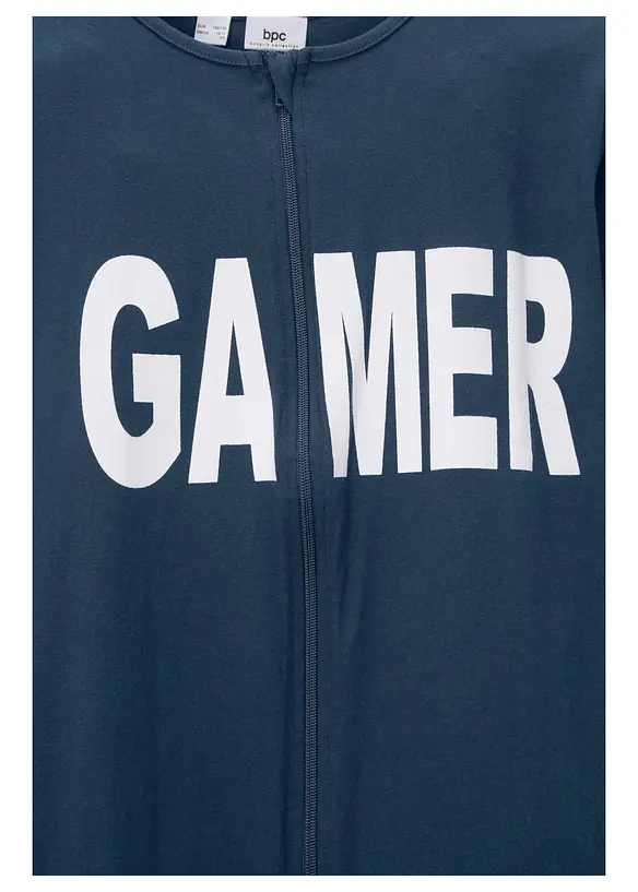 Pyjamas av ekologisk bomull, bonprix