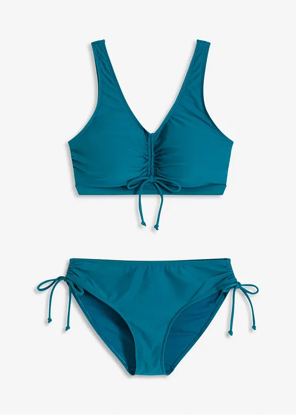 Bikini med BH-topp och knytband (2 delar), bonprix