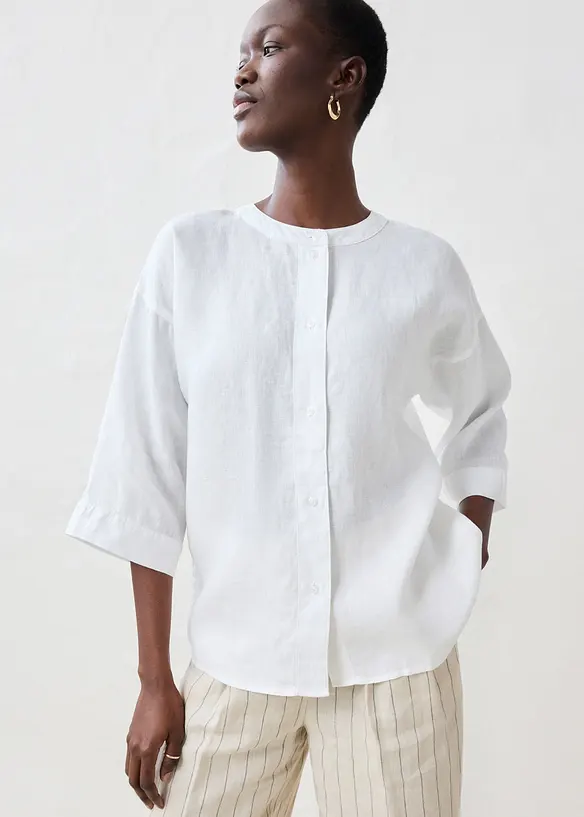 Oversizeblus i rent lin, bonprix