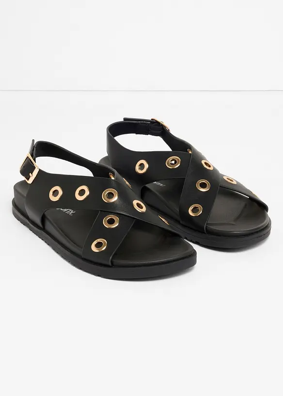 Sandal med &ouml;ljetter, bonprix