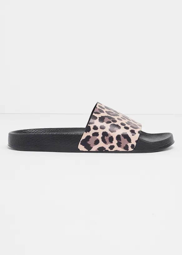 Toffla med leopardm&ouml;nster, bonprix