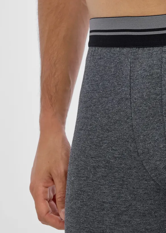 L&aring;nga boxershorts med bomull (2-pack), bonprix