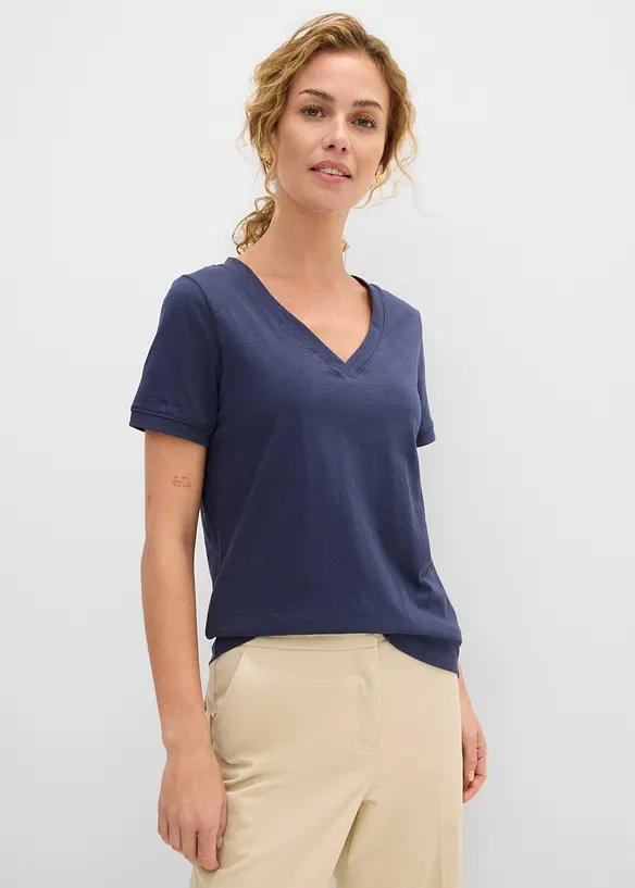 T-shirt i ren bomull, bonprix