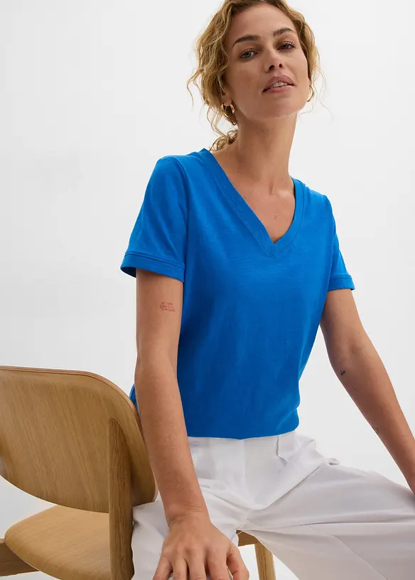 T-shirt i ren bomull, bonprix