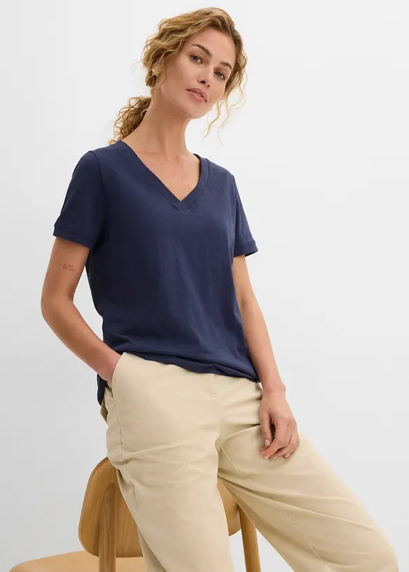 T-shirt i ren bomull, bonprix