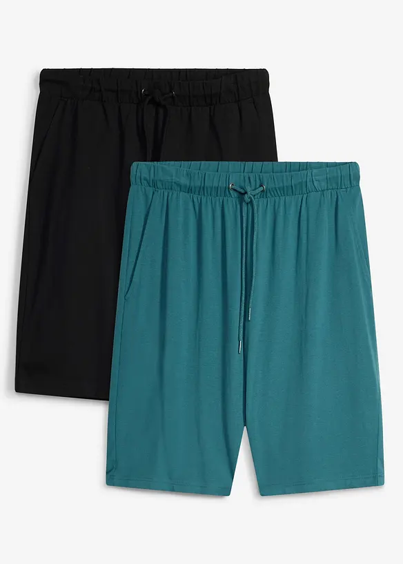 Tunna trik&aring;bermudas (2-pack), bonprix