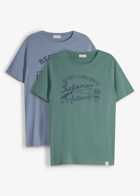 T-shirt (2-pack), bonprix