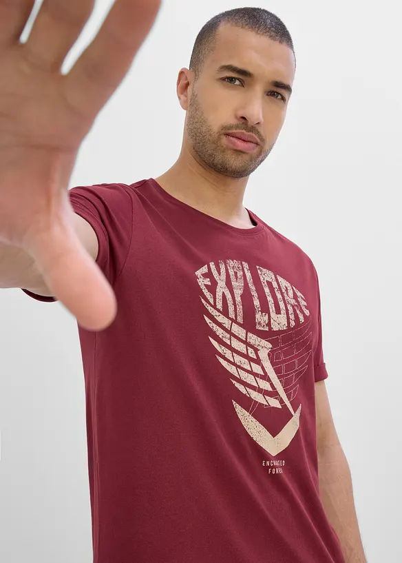 T-shirt i ekologisk bomull, bonprix