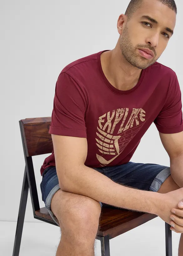 T-shirt i ekologisk bomull, bonprix