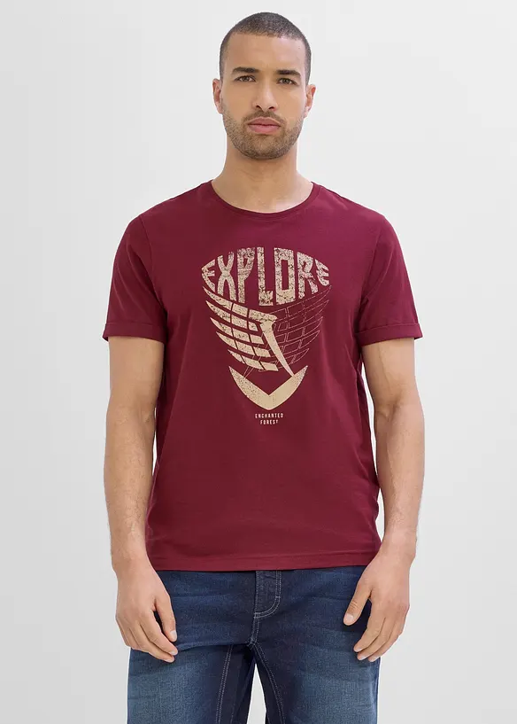 T-shirt i ekologisk bomull, bonprix