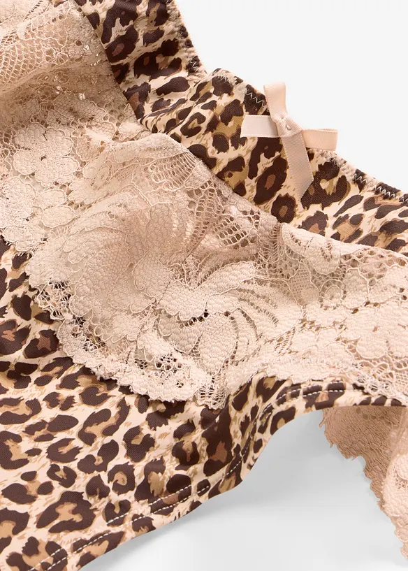 Stringtrosa med leopardm&ouml;nster, bonprix