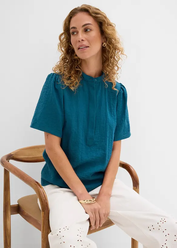 Blus i viskosmix, bonprix