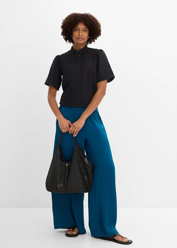 Blus i viskosmix, bonprix
