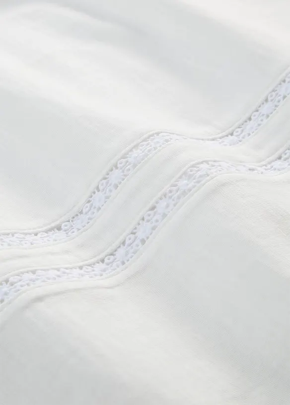 Spetstopp av bomullsjersey, bonprix