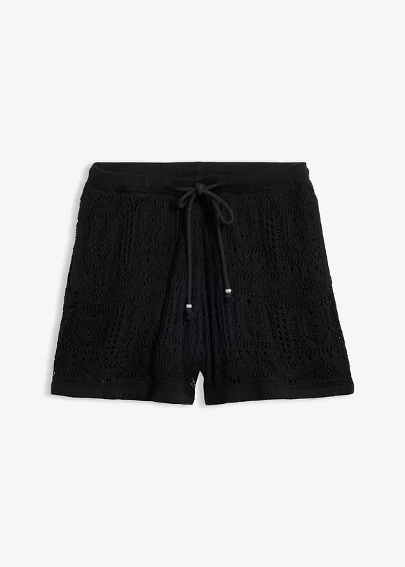 H&aring;lm&ouml;nstrade shorts av bomullsmix, bonprix