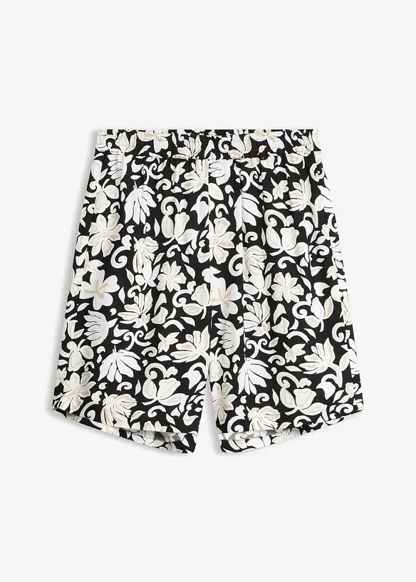 Shorts i f&ouml;ljsam viskos med bekv&auml;m midja, bonprix