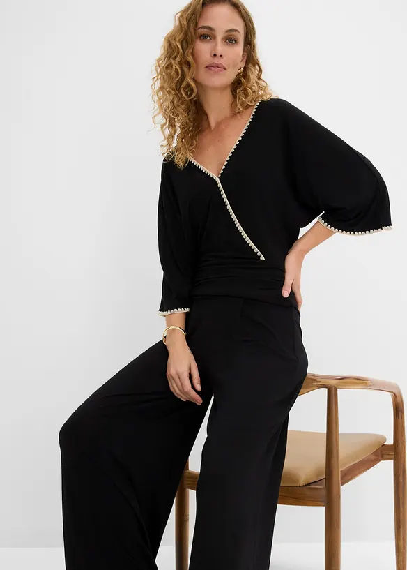 Jumpsuit i f&ouml;ljsam viskos, bonprix