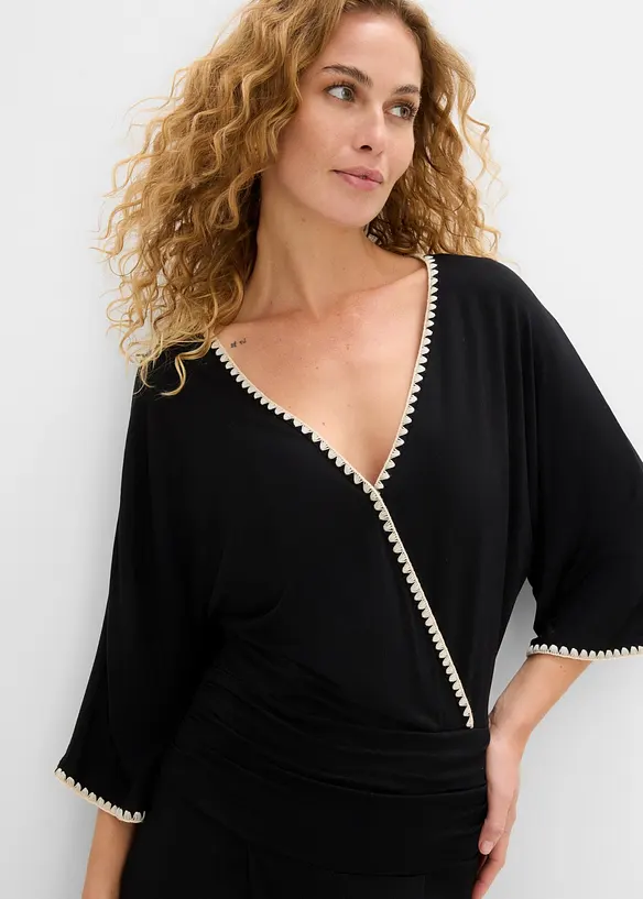 Jumpsuit i f&ouml;ljsam viskos, bonprix