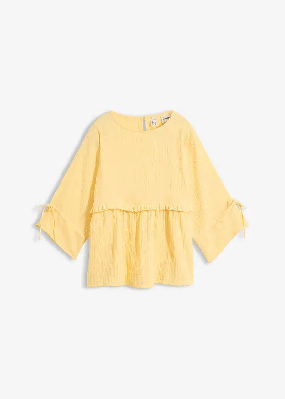 Blustopp av luftig muslin, bonprix