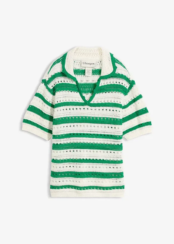 Stickad jumper, bonprix