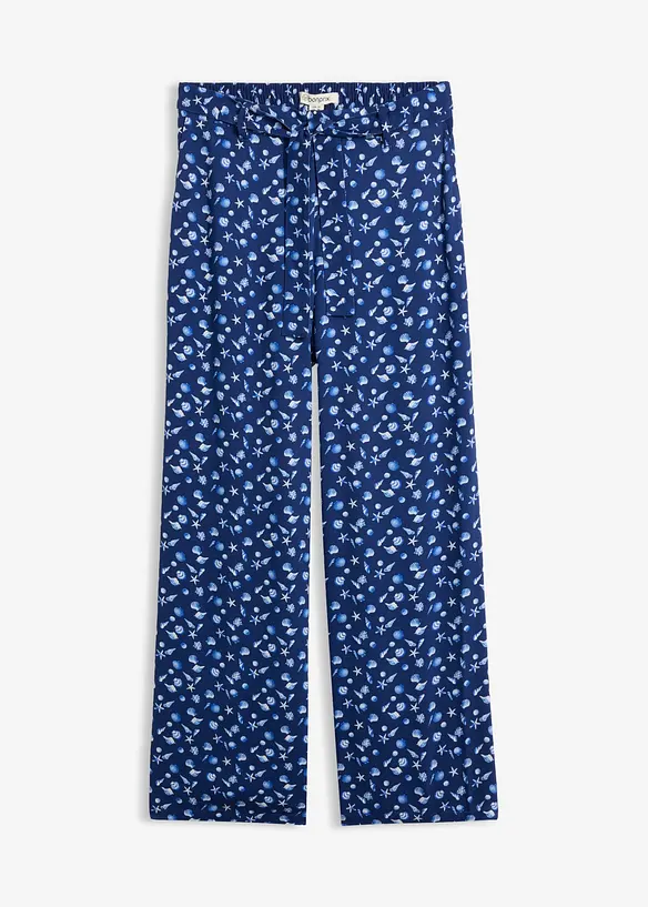 Byxa i dra-p&aring;-modell av ren viskos, bonprix