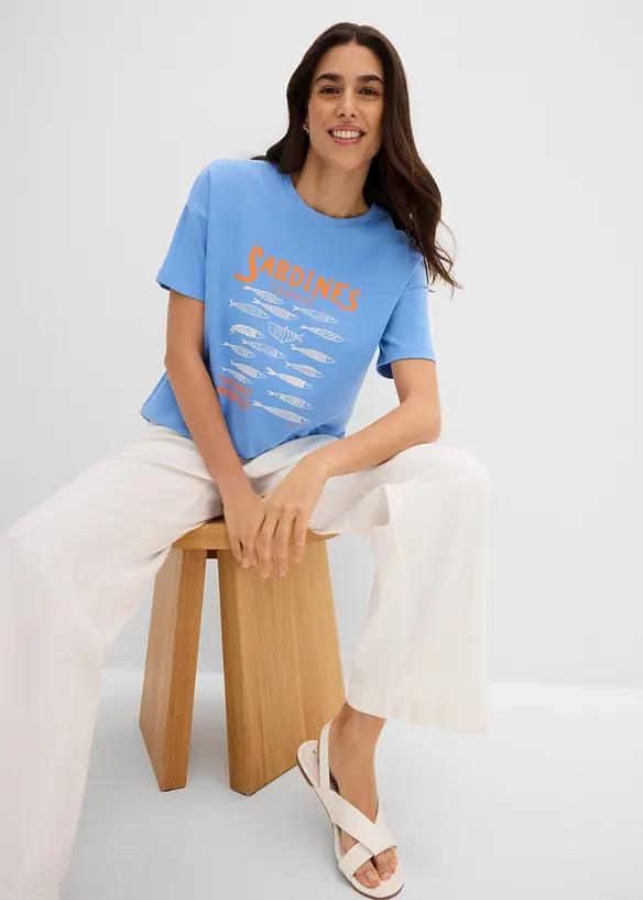 T-shirt av stabil, ekologisk bomull, bonprix