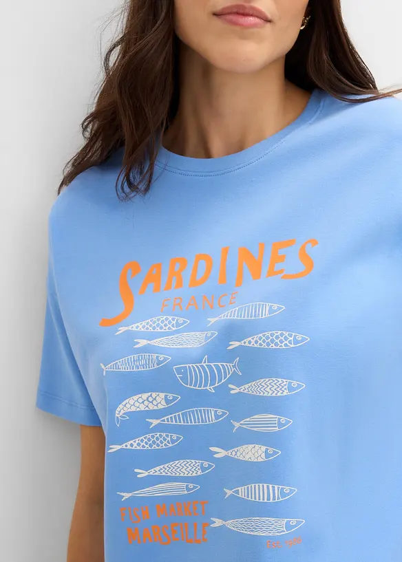 T-shirt av stabil, ekologisk bomull, bonprix